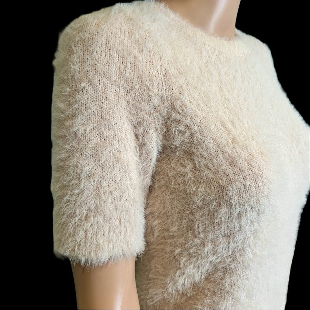 Soft pink short sleeve sweater LOFT XSP